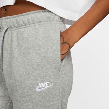 Nike Sportswear Club Fleece Mid Rise Std Kadın Gri Eşofman Altı