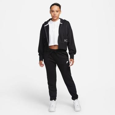  Nike Sportswear Club Fleece Mid Rise Std Kadın Siyah Eşofman Altı