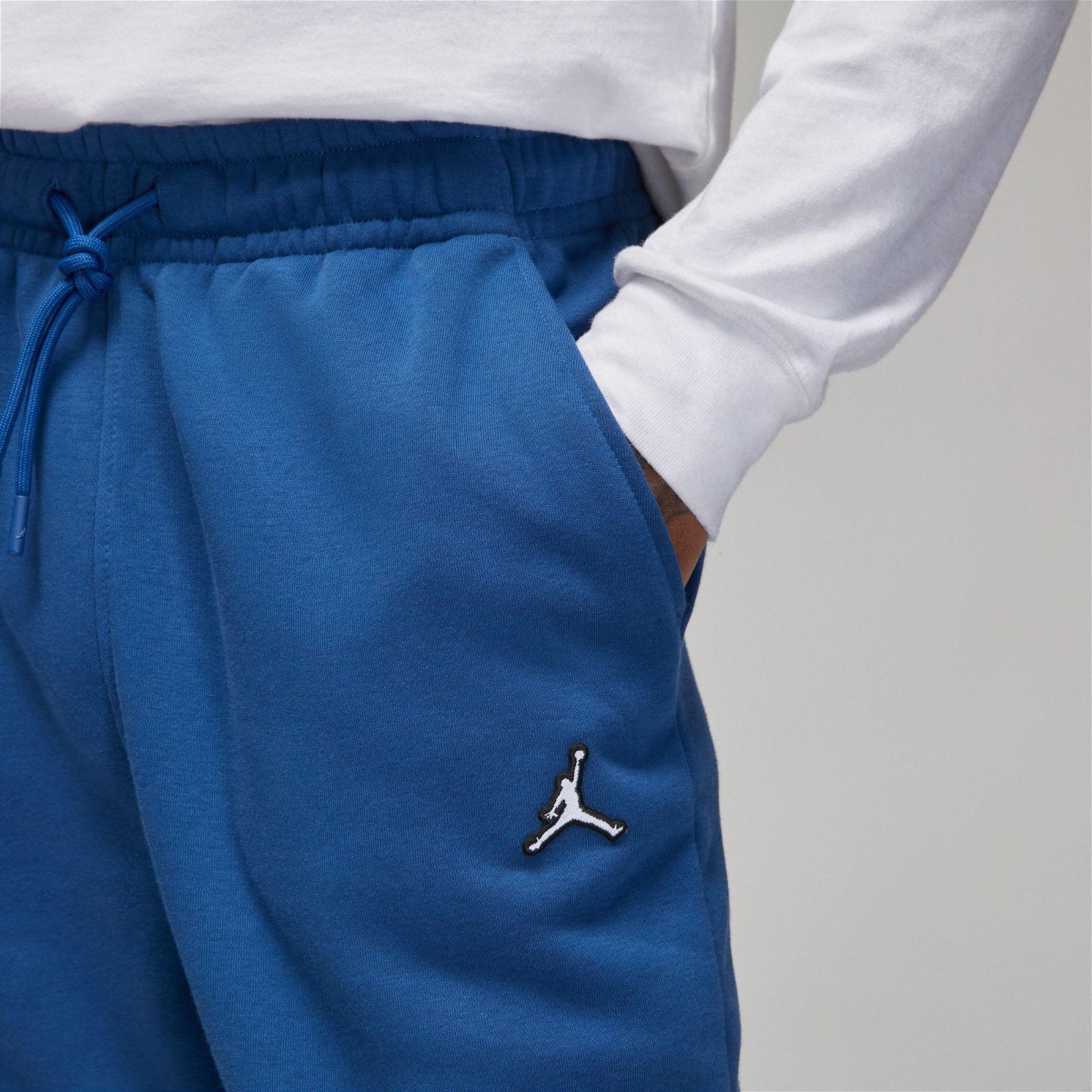 Jordan Essential Fleece Erkek Mavi Eşofman Altı