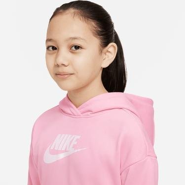  Nike Sportswear Club Fit Crop Hoodie Çocuk Pembe Sweatshirt