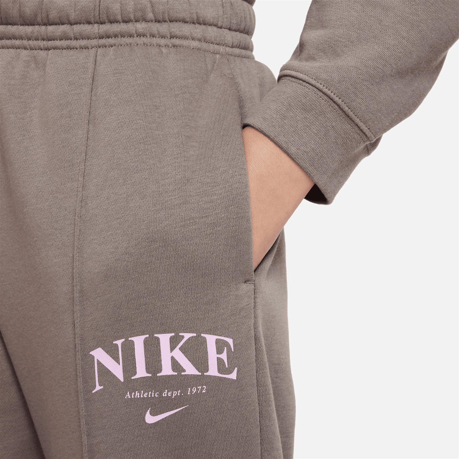 Nike Sportswear Trend Fleece Cf Çocuk Gri Eşofman Altı