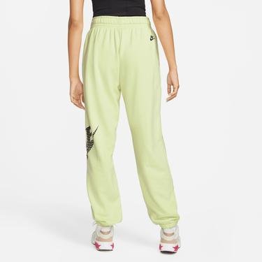  Nike Sportswear Fleece Oversize Dance Kadın Yeşil Eşofman Altı