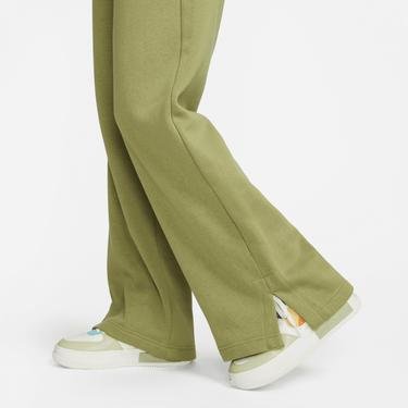  Nike Sportswear Phoenix Fleece High Rise Wide Kadın Yeşil Eşofman Altı
