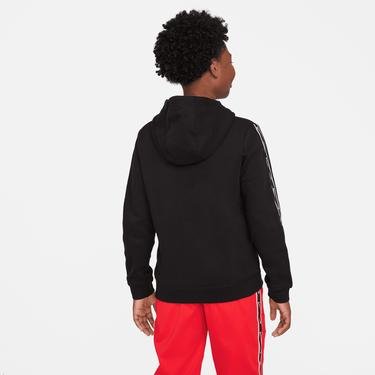  Nike Sportswear Repeat Fleece Hoodie Çocuk Siyah Sweatshirt