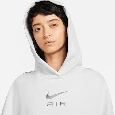  Nike Sportswear Air Fleece Hoodie Kadın Gri Sweatshirt