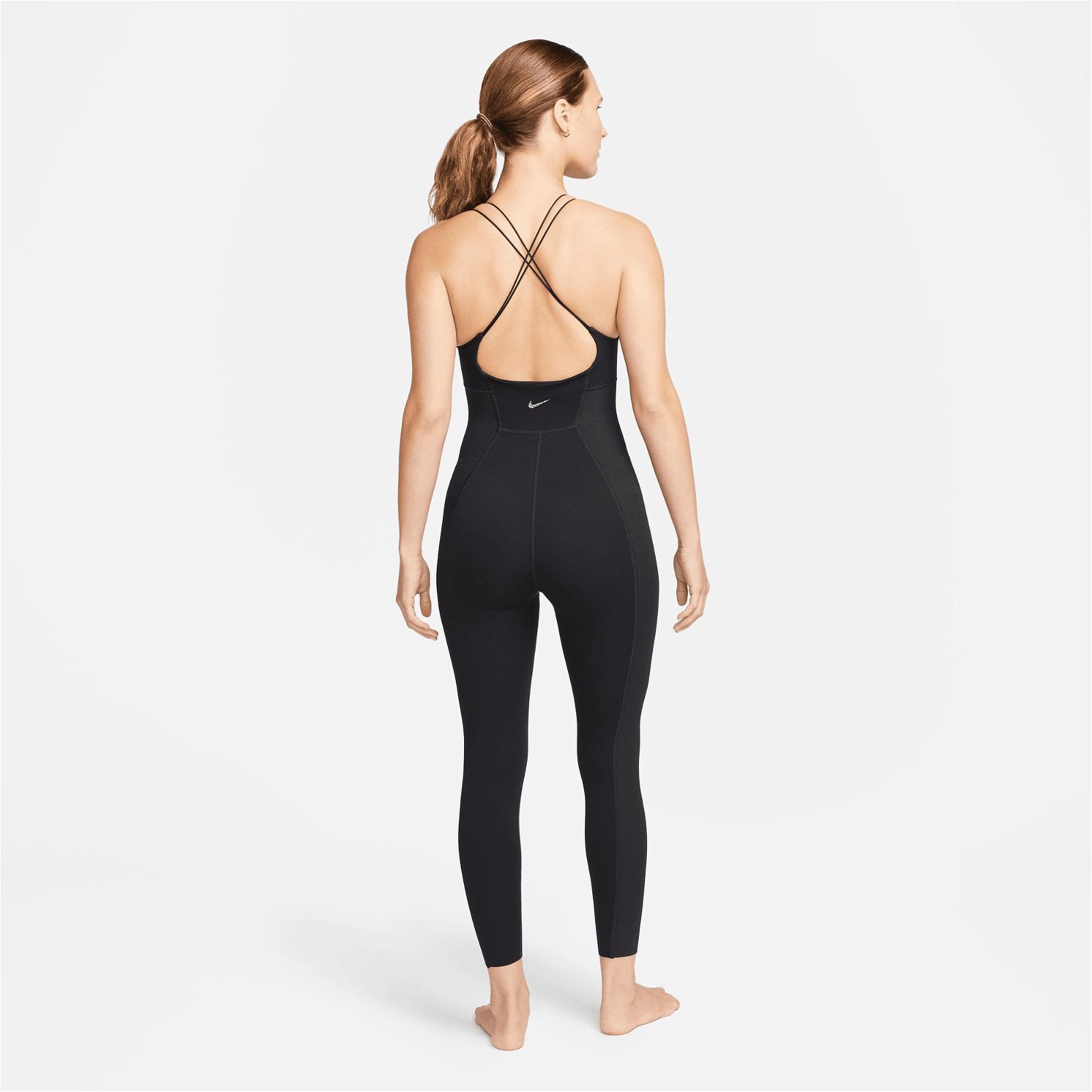 Nike Yoga Dri-FIT Luxe 7/8 Jumpsuit Kadın Siyah Tulum