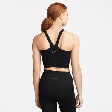  Nike Yoga Dri-FIT Luxe Crop Tank Kadın Siyah Kolsuz T-Shirt