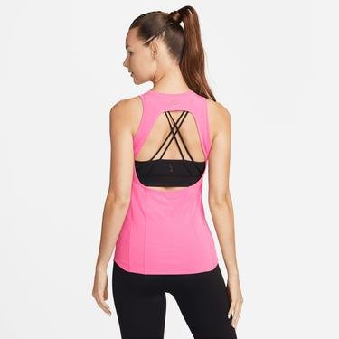 Nike Yoga Dri-FIT Luxe Tank Kadın Pembe Kolsuz T-Shirt
