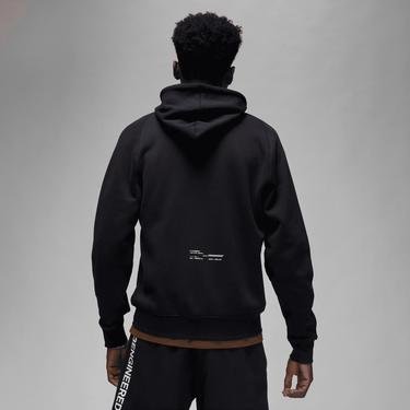  Jordan 23E Fleece Full-Zip Erkek Siyah Sweatshirt