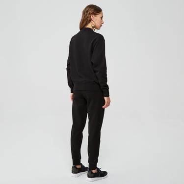  Fifty Pieces Kadın Siyah Dik Yaka Sweatshirt