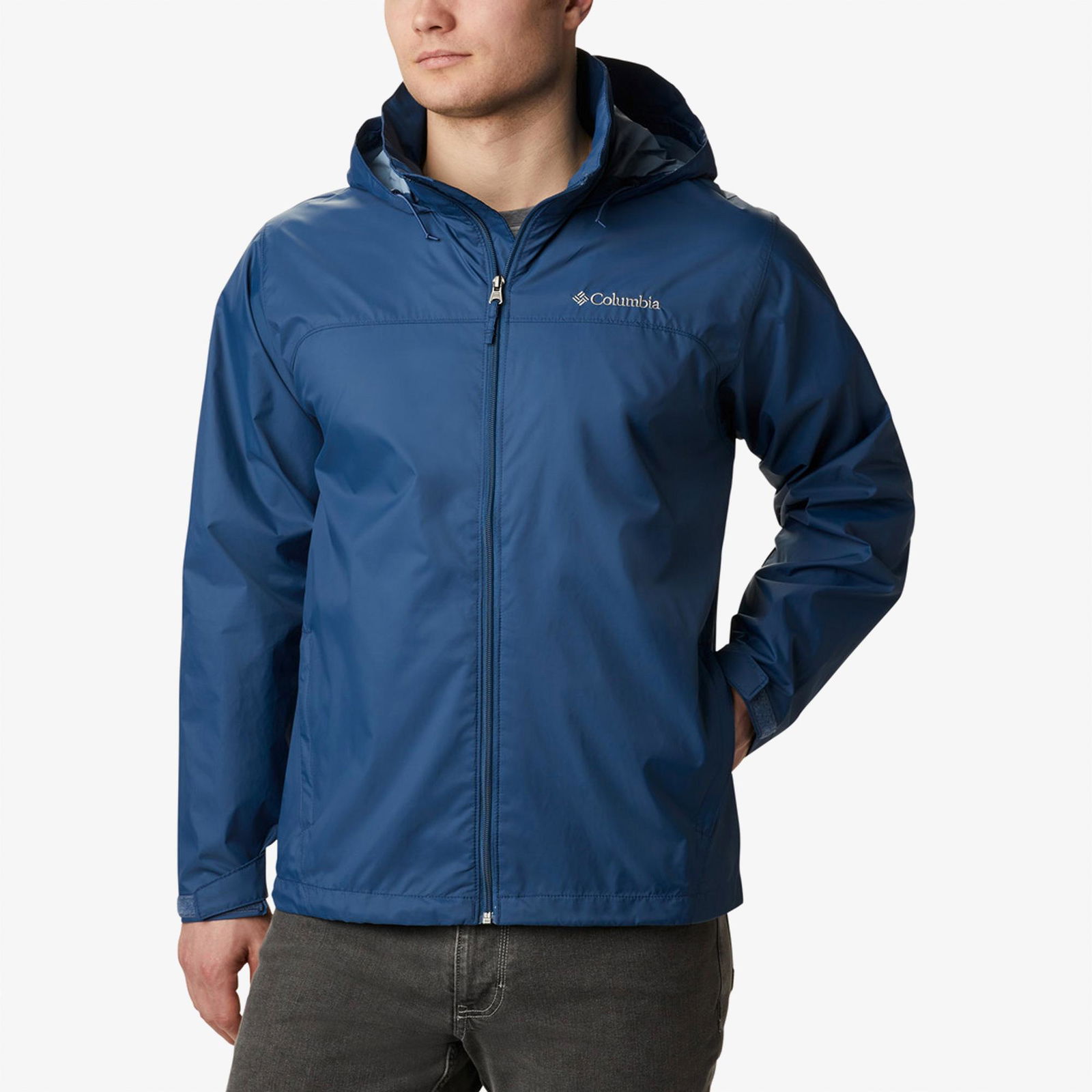 Columbia Glennaker Lake Rain Erkek Mavi Yağmurluk