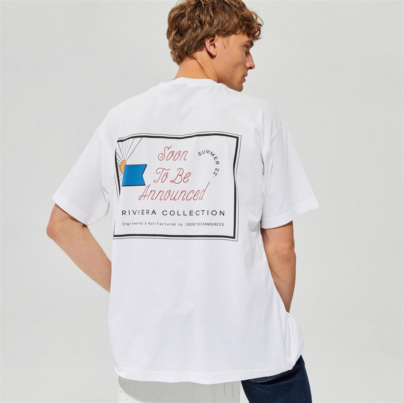 Soon To Be Announced Sportswear Unisex Beyaz T-Shirt