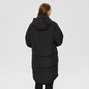  Only Onlgabi Oversized Long Coat Kadın Siyah Mont