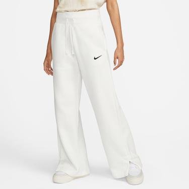  Nike Sportswear Phoenix Fleece High-Rise Wide Kadın Beyaz Eşofman Altı