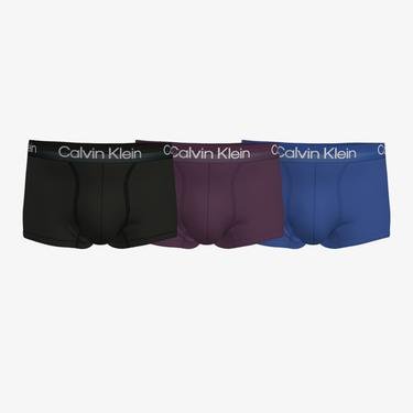  Calvin Klein Trunk 3'Lü Erkek Renkli Boxer