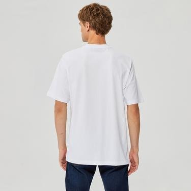  Ruck&Maul Casual Sportswear Erkek Beyaz T-Shirt