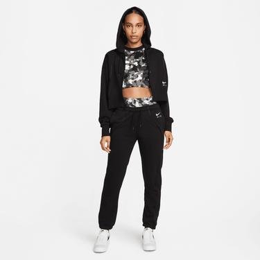  Nike Sportswear Air Fleece Kadın Siyah Sweatshirt