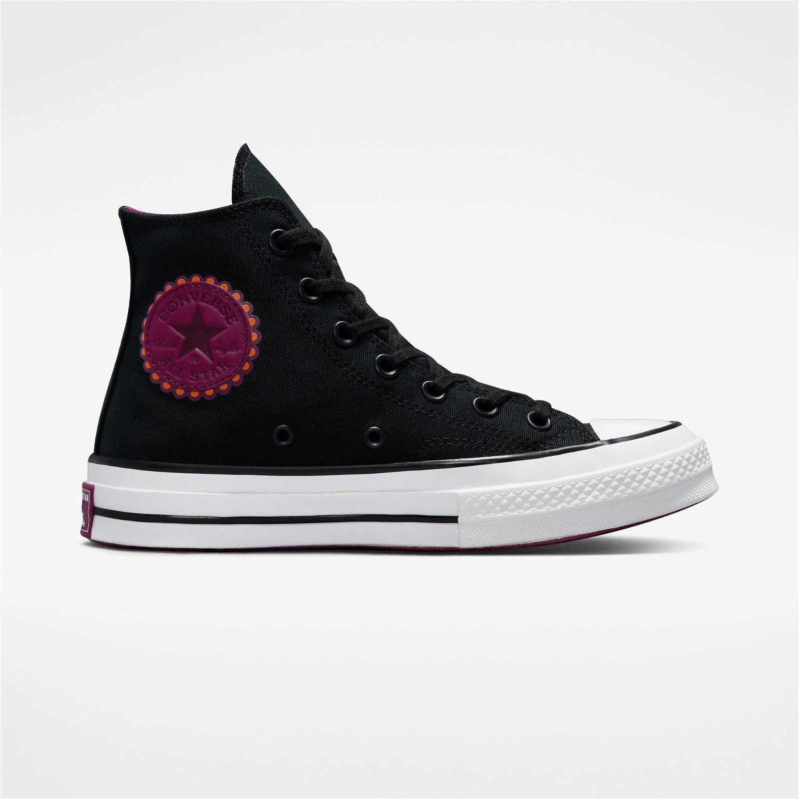 Converse Day Of The Dead Run Star Hike Unisex Siyah Sneaker