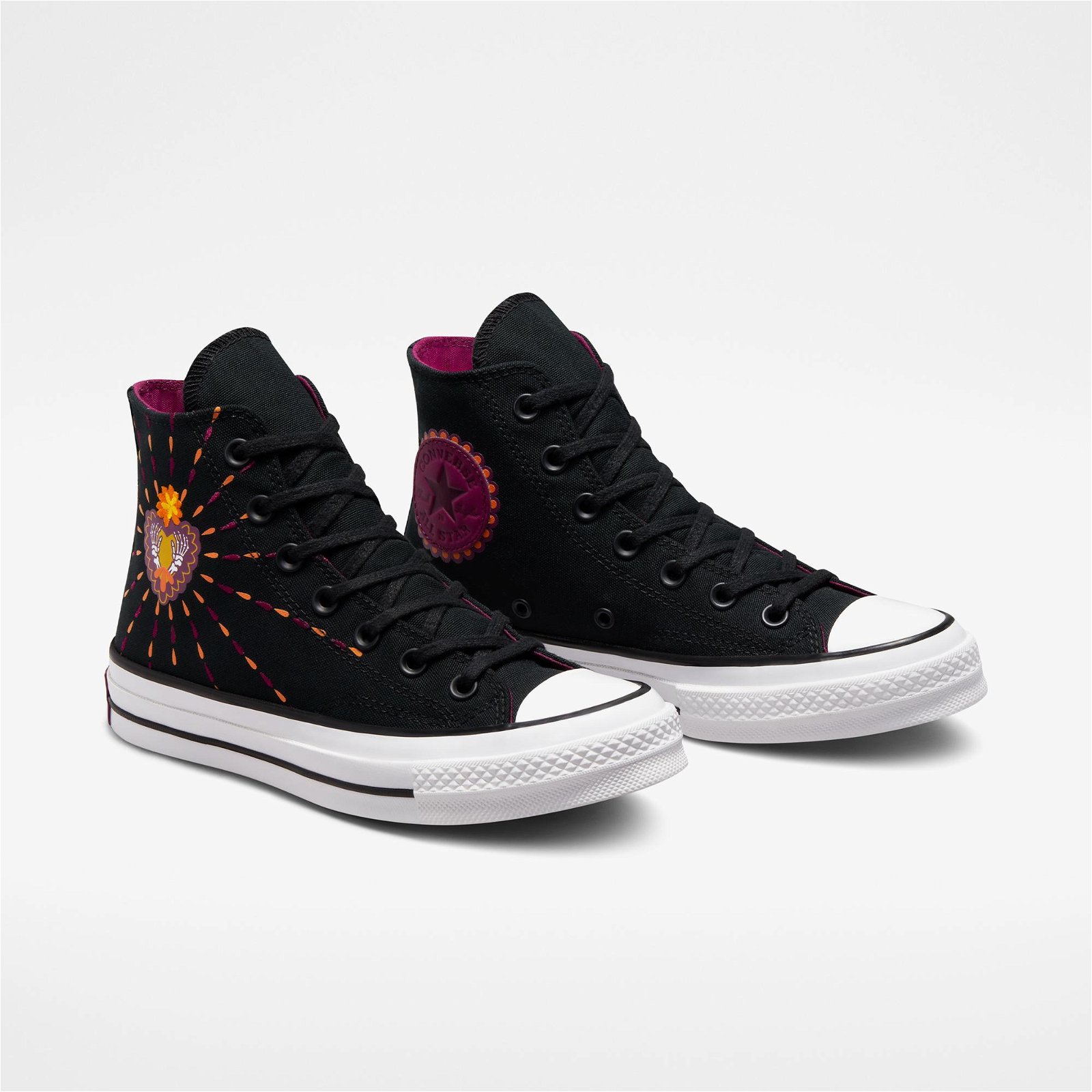 Converse x Day of the Dead Chuck 70  Unisex Siyah Sneaker