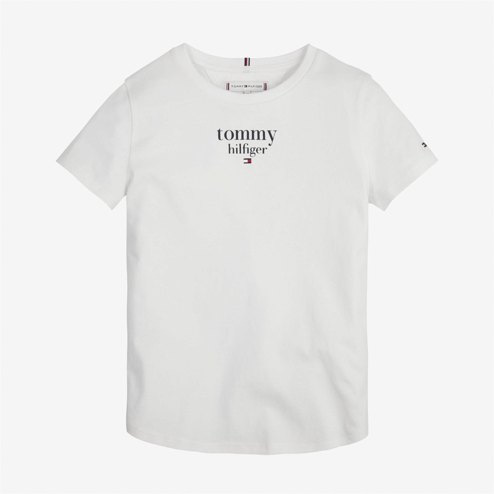 Tommy Hilfiger Graphic Çocuk Beyaz T-Shirt