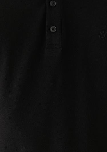  Mavi Siyah Polo Tişört Slim Fit / Dar Kesim 064946-21842
