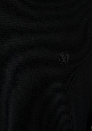  Mavi Uzun Kollu Siyah Tişört Regular Fit / Normal Kesim 065755-900