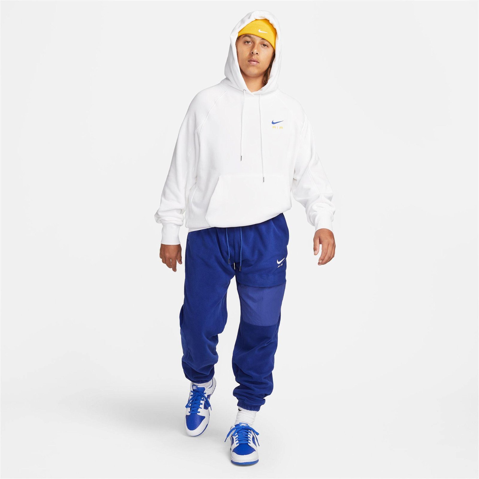 Nike Sportswear Air Hoodie Erkek Beyaz Sweatshirt