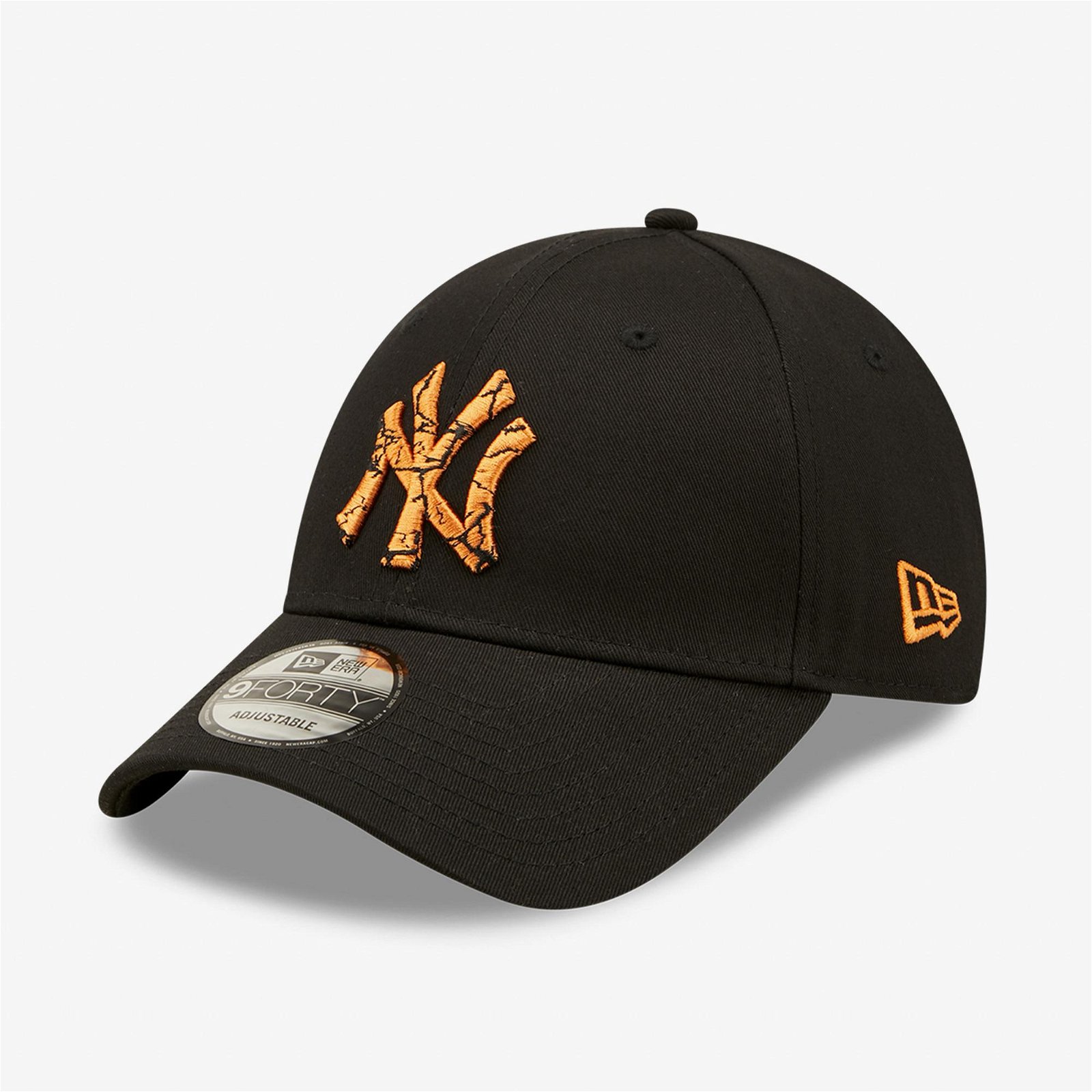 New Era New York Yankees Marble Infill 9FORTY Unisex Siyah Şapka
