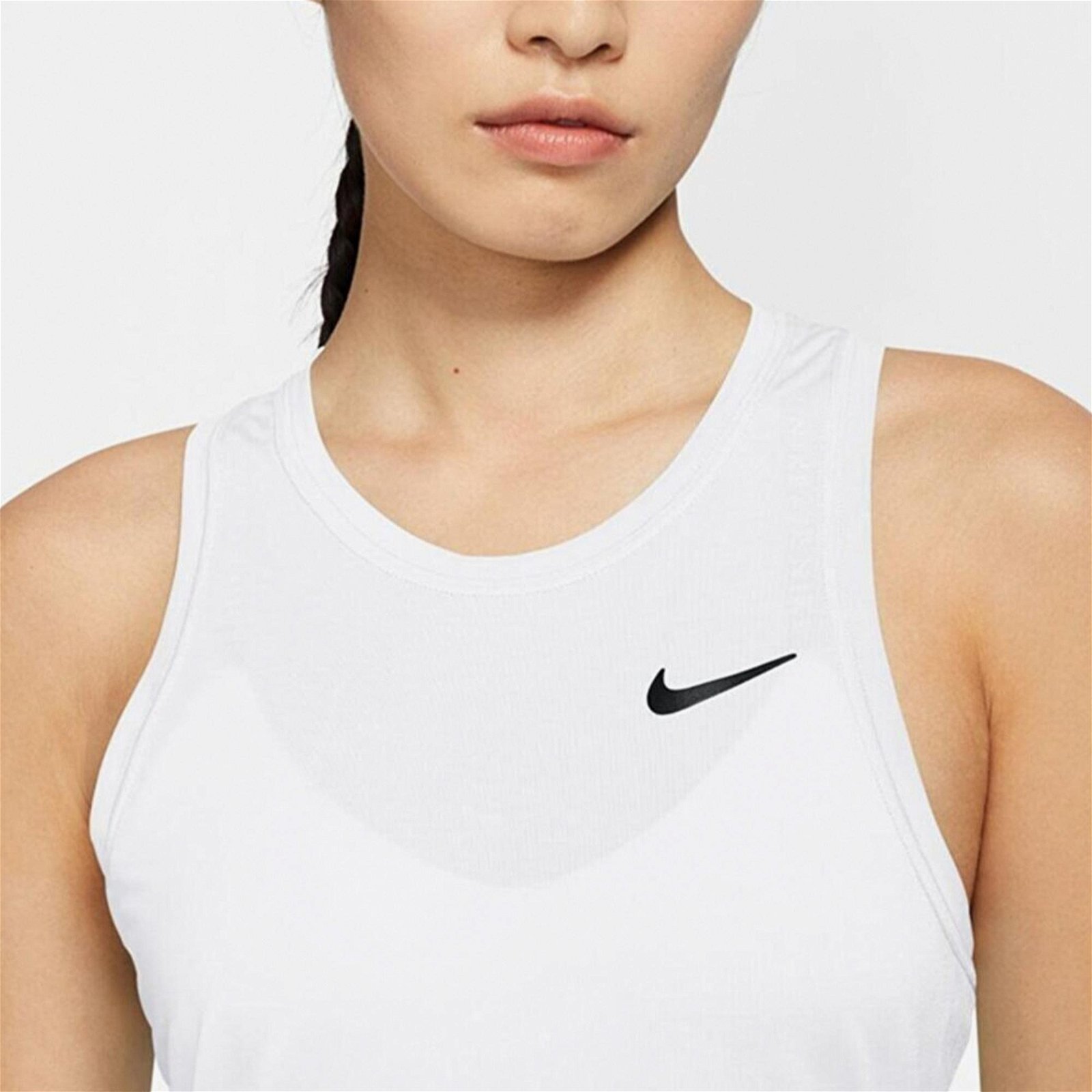 Nike Court Dri-Fit Advantage Kadın Beyaz Elbise