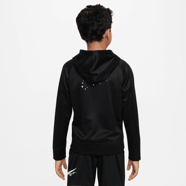  Nike Therma-FIT Hoodie Full-Zip 1 Çocuk Siyah Sweatshirt