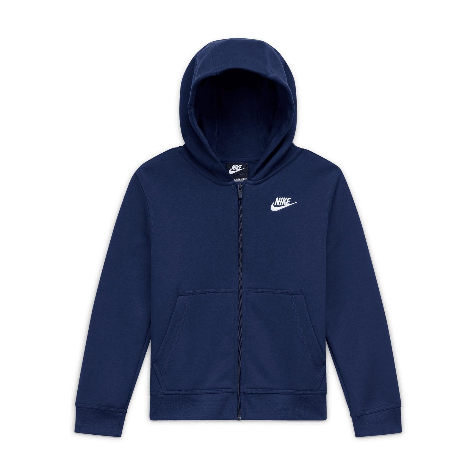 Nike Sportswear Hoodie Full-Zip Club Çocuk Lacivert Sweatshirt
