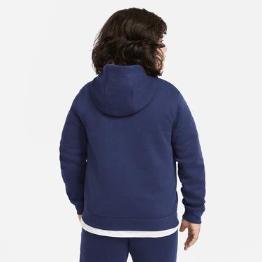  Nike Sportswear Hoodie Full-Zip Club Çocuk Lacivert Sweatshirt