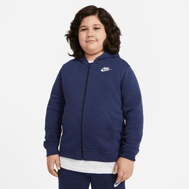  Nike Sportswear Hoodie Full-Zip Club Çocuk Lacivert Sweatshirt