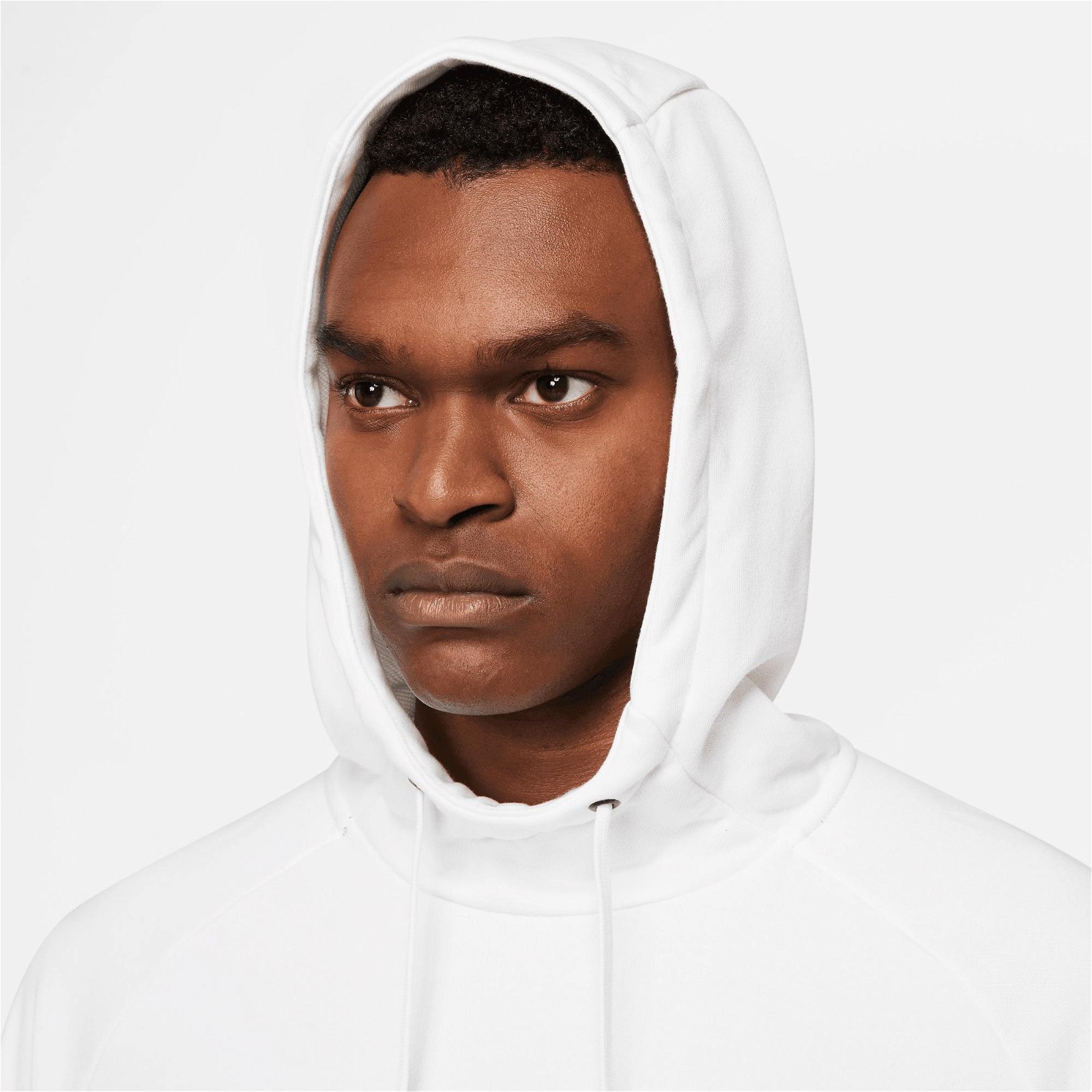 Nike Dri-FIT Hoodie Swoosh Erkek Beyaz Sweatshirt