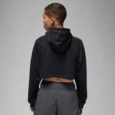  Jordan Spt Crop Fleece Kadın Siyah Sweatshirt