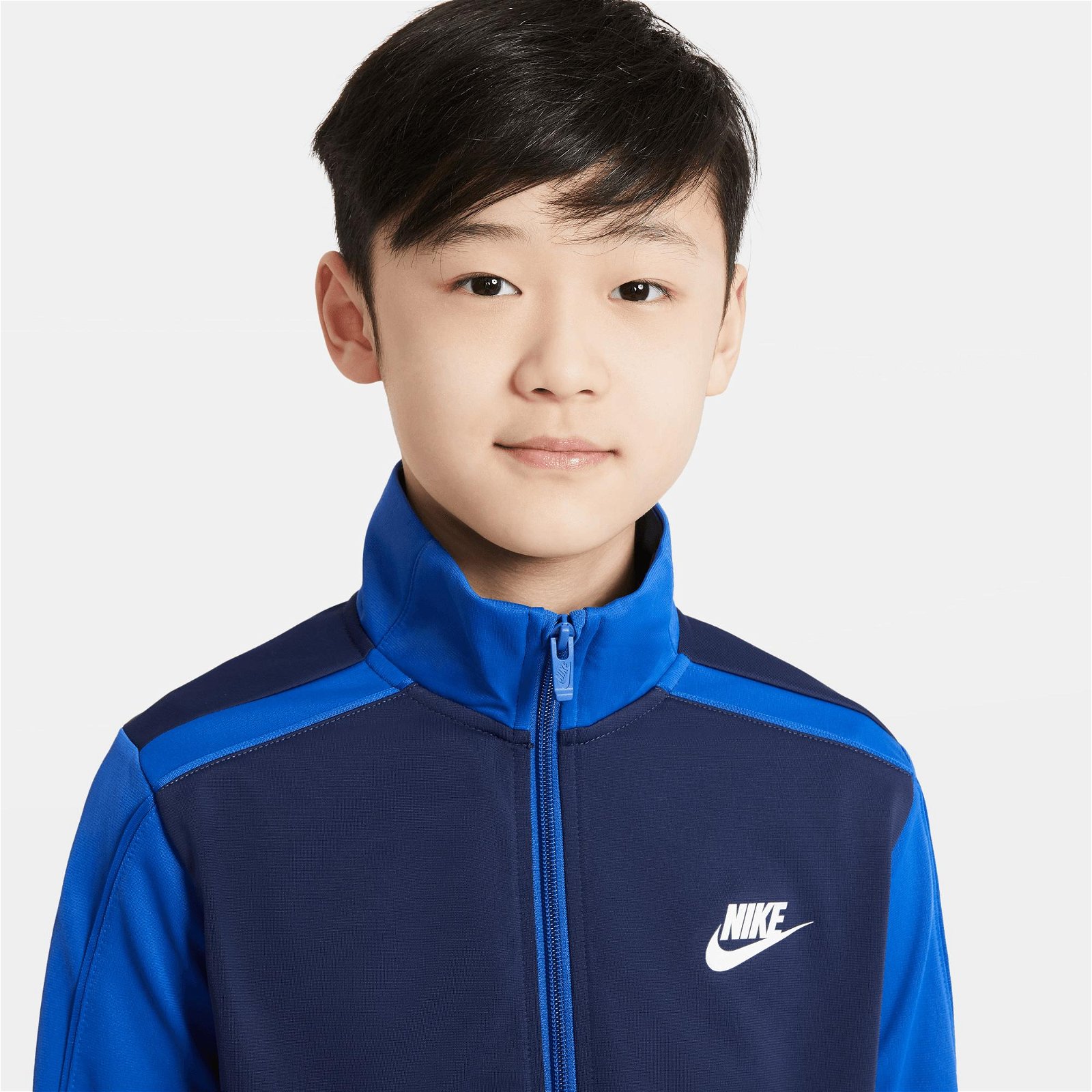 Nike Sportswear Futura Poly Cuff Genç Lacivert Eşofman Takımı