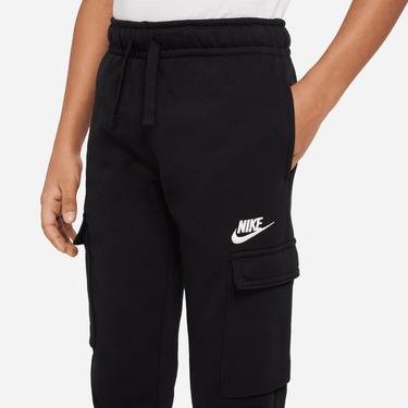  Nike Sportswear Club Cargo Çocuk Siyah Eşofman Altı