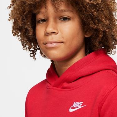 Nike Sportswear Club Po Çocuk Kırmızı Sweatshirt