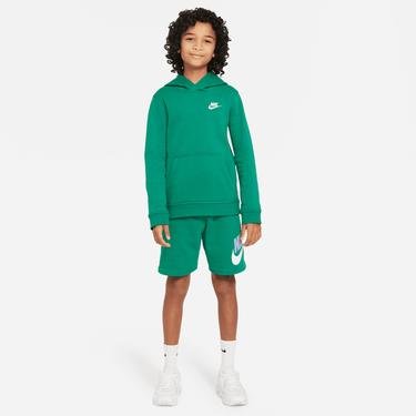  Nike Sportswear Hoodie Po Club Çocuk Yeşil Sweatshirt