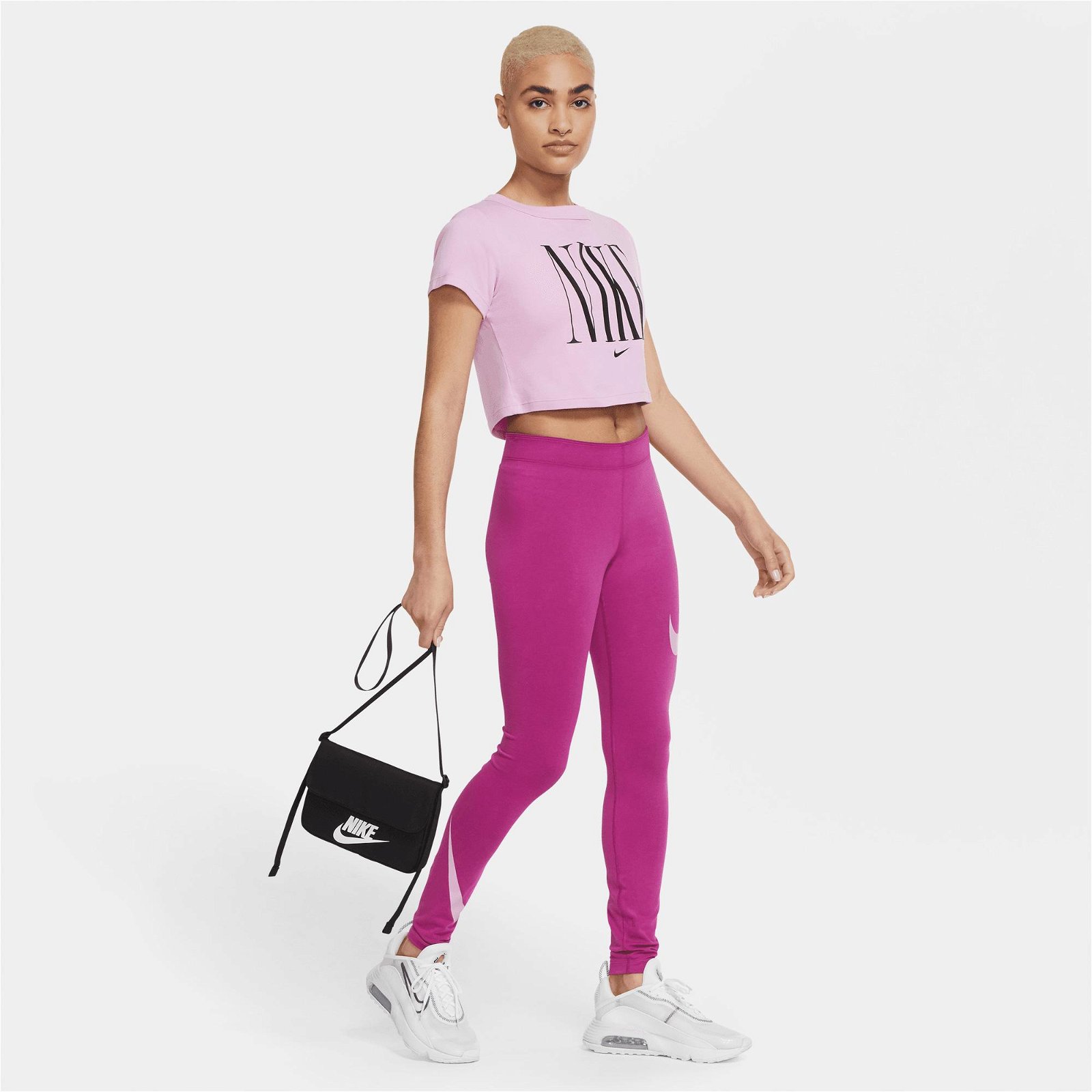 Nike Sportswear Futura 365 Crossbody Kadın Siyah Omuz Çantası