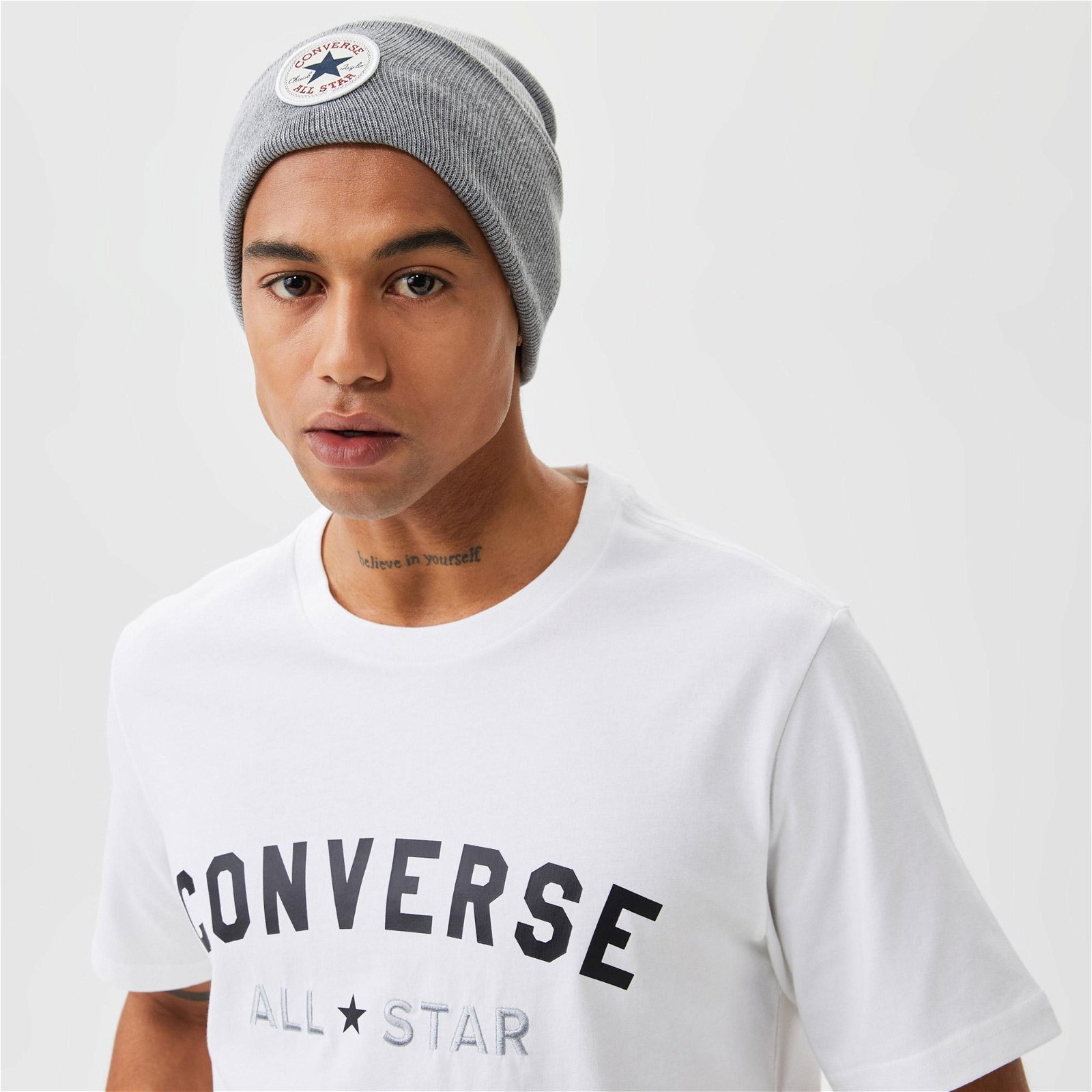 Converse Chuck Taylor All Star Patch Unisex Gri Bere