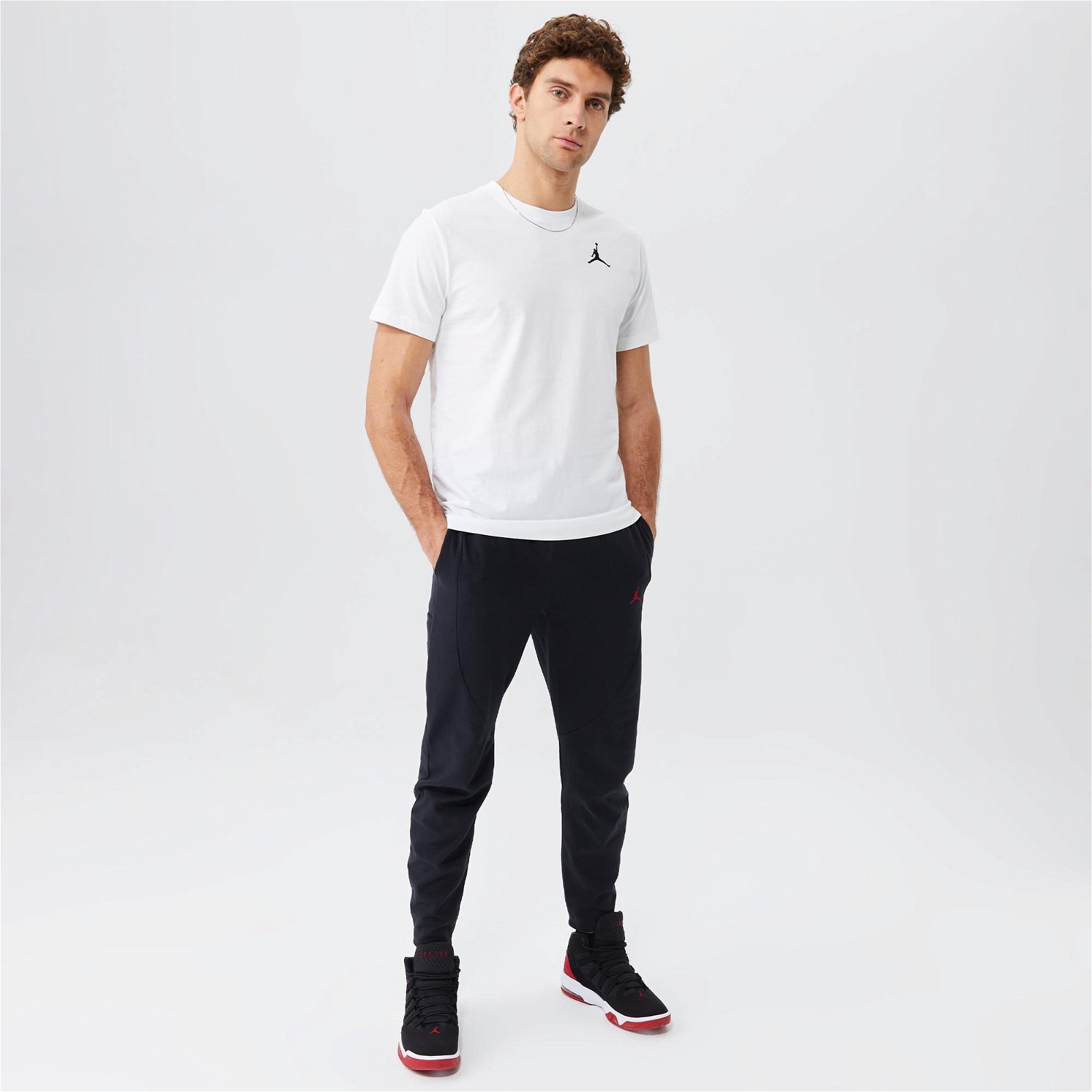 Jordan Jumpman Kısa Kollu Erkek Beyaz T-Shirt