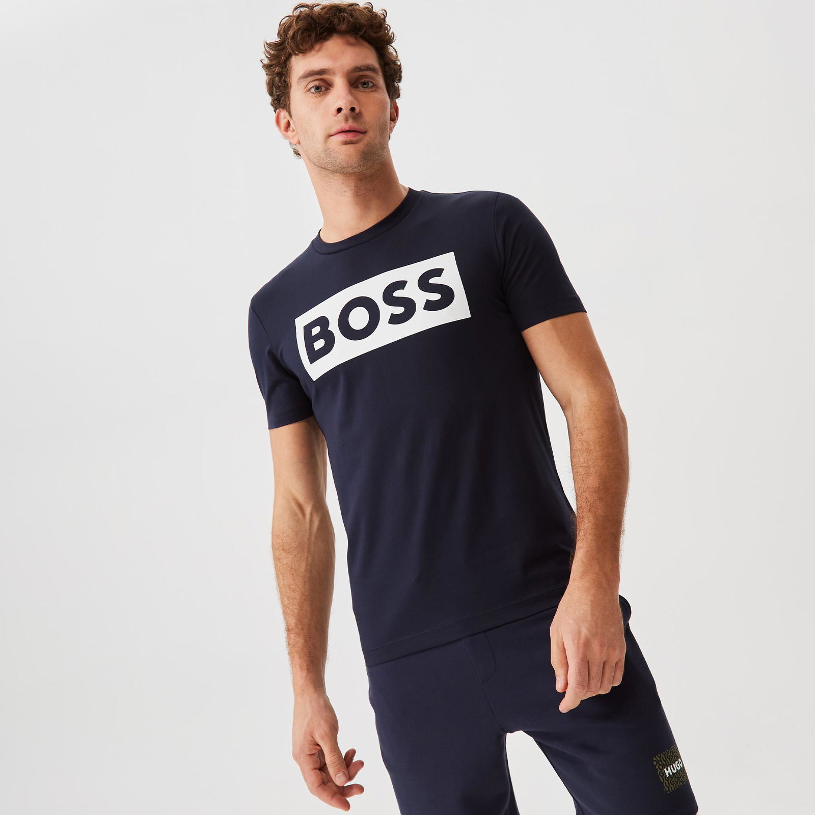 Boss Tiburt Erkek Lacivert T-Shirt