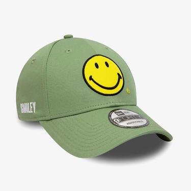  New Era Smiley Logo 9FORTY Unisex Yeşil Şapka