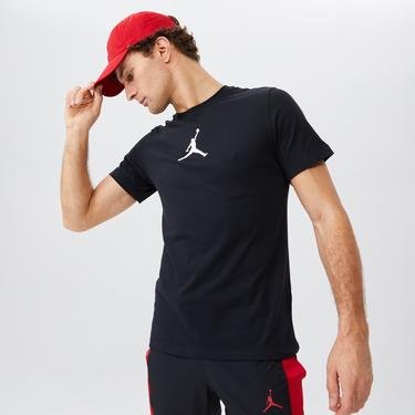  Jordan Jumpman Dri-Fit Crew Erkek Siyah T-Shirt