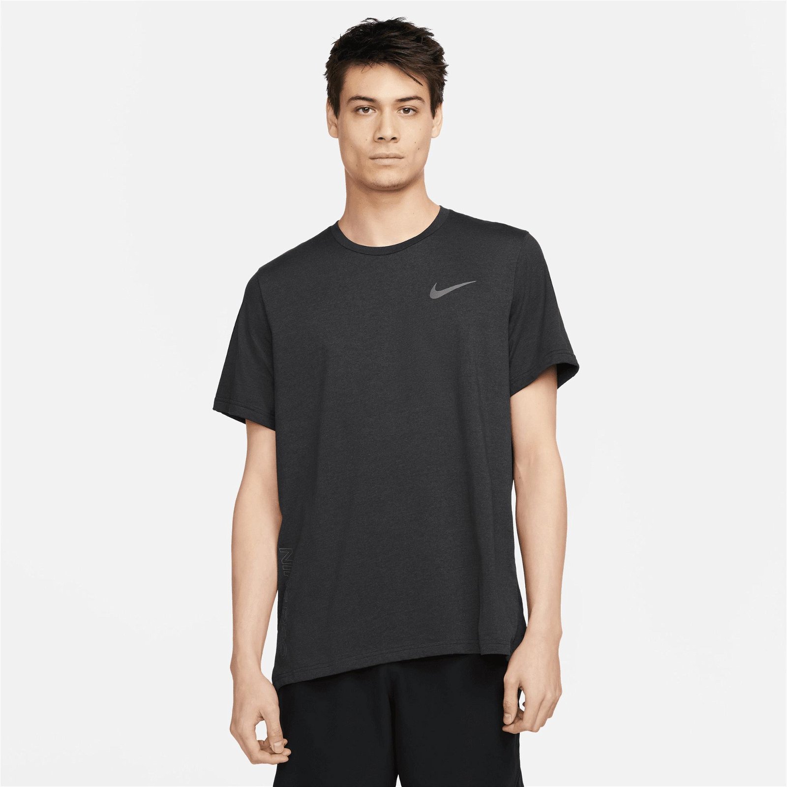 Nike Pro Dri-FIT Proc Burnout Top 3.0 Erkek Siyah T-Shirt