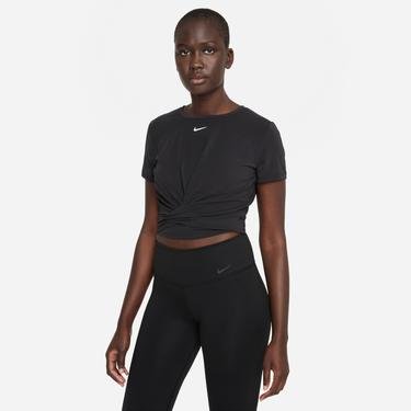  Nike One Luxe Dri-FIT Kadın Siyah T-Shirt