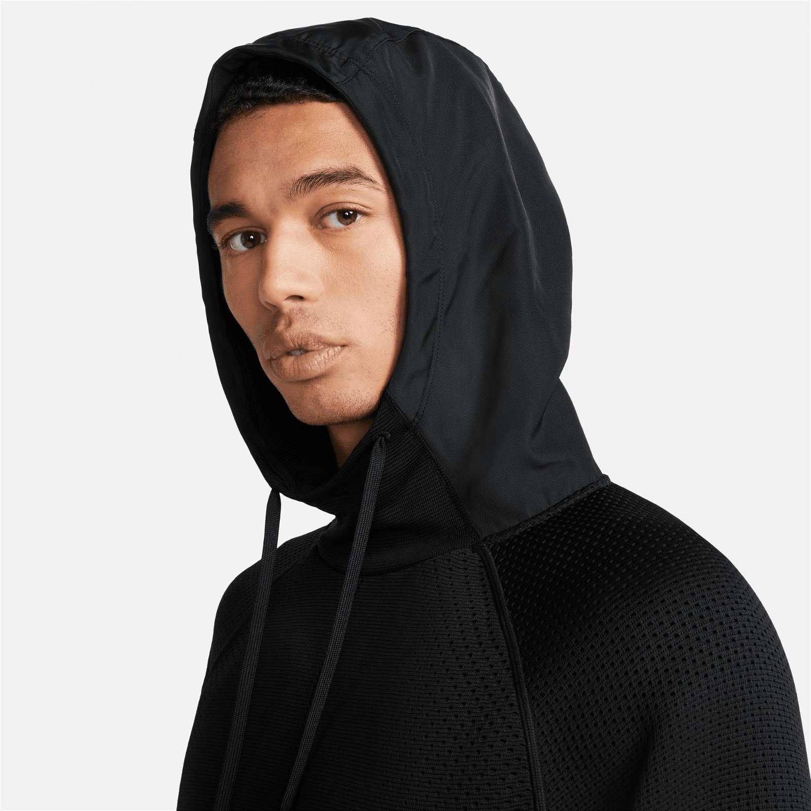 Nike Therma-FIT Adventure Axis Fleece Hoodie Erkek Siyah Sweatshirt