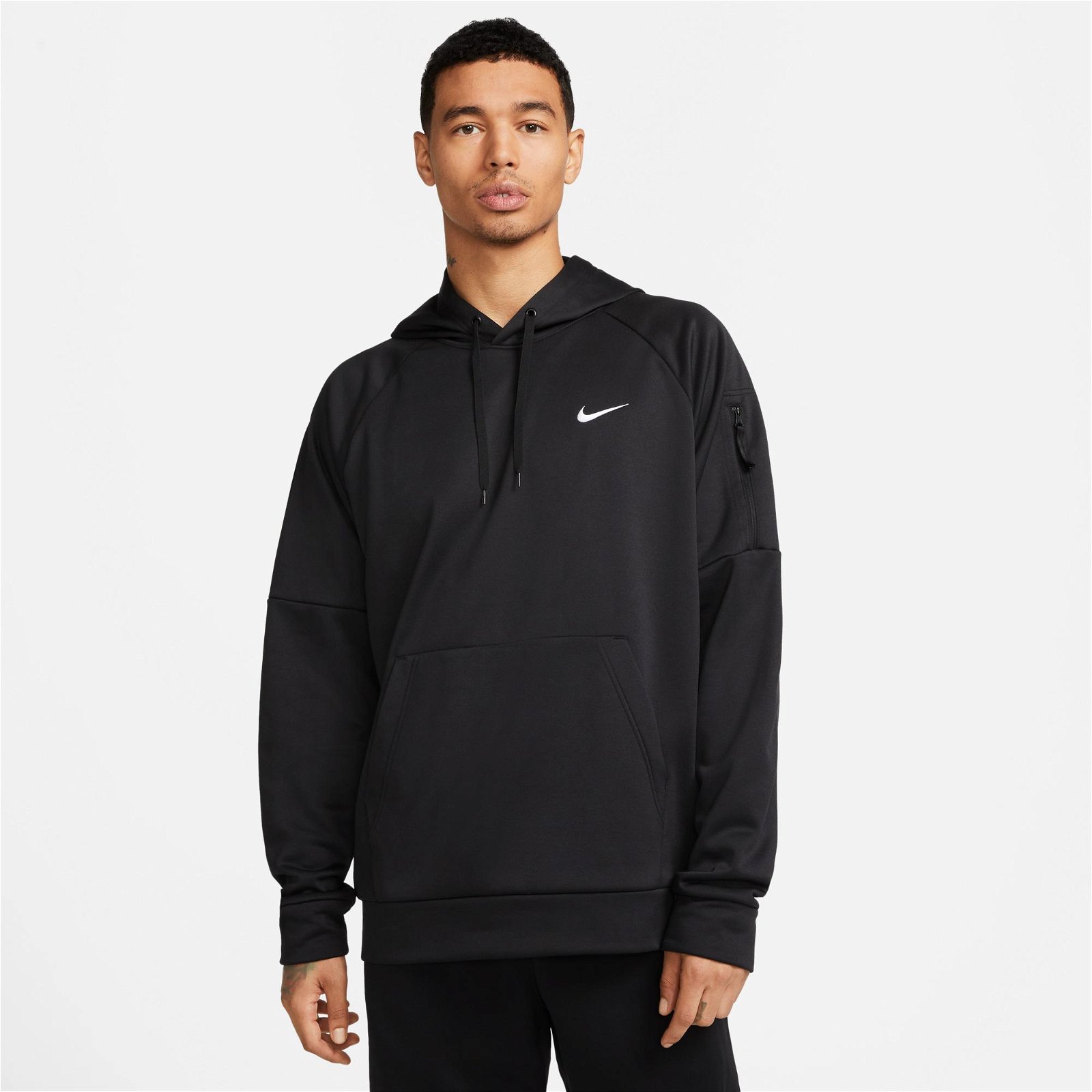 Nike Therma-FIT Hoodie Erkek Siyah Sweatshirt