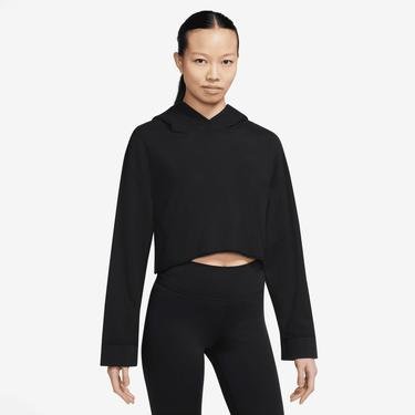  Nike Yoga Luxe Fleece Hoodie Kadın Siyah Sweatshirt